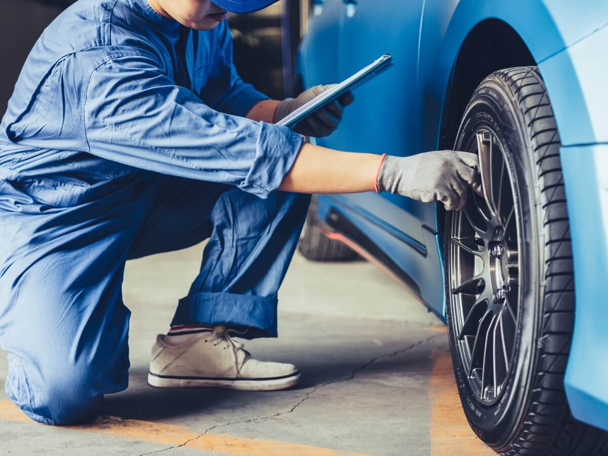 Technician Doing Tier Maintenance